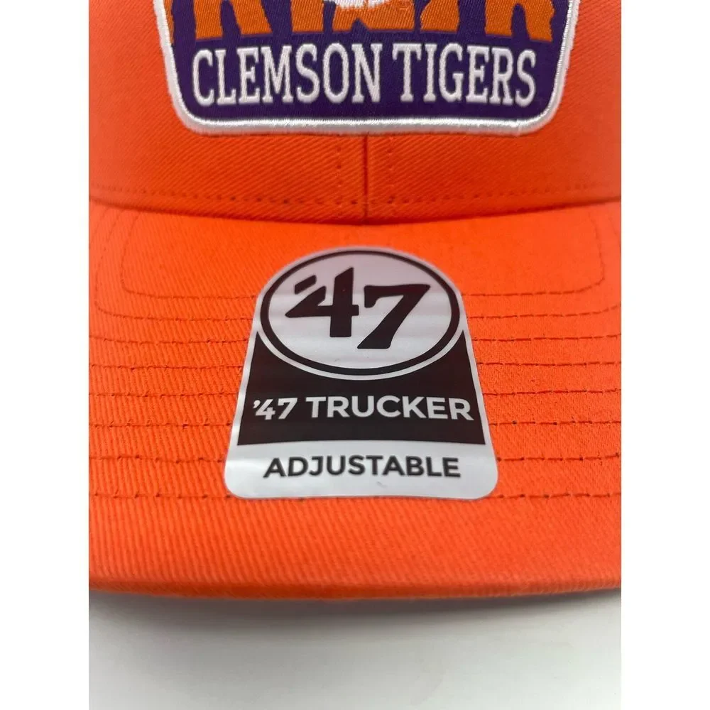 Clemson Tigers Orange Factor 47‎ Brand Trucker Snapback Adjustable Hat Cap NEW